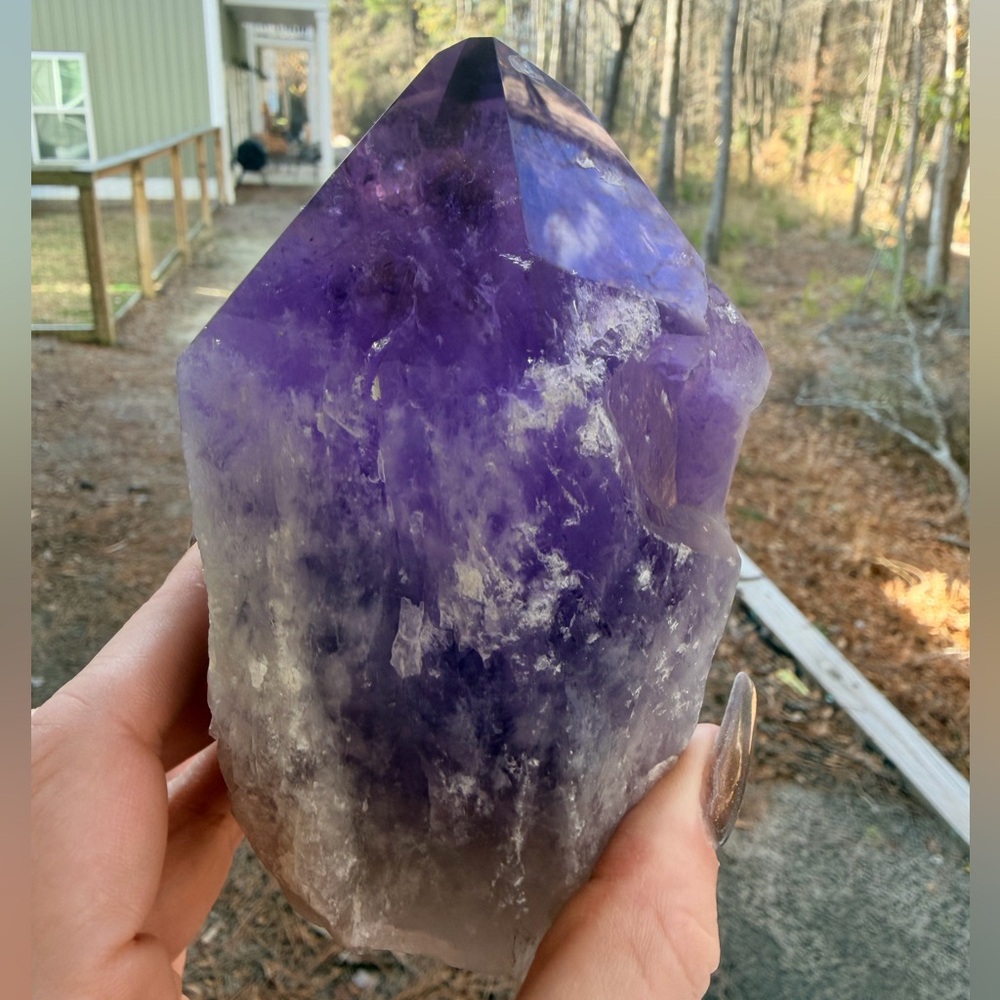 High Quality Amethyst Point from Brazil | Natural Purple Quartz